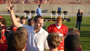 Current McGill-Toolen head coach Caleb Ross served as Thompson's head coach in 2011. (File)