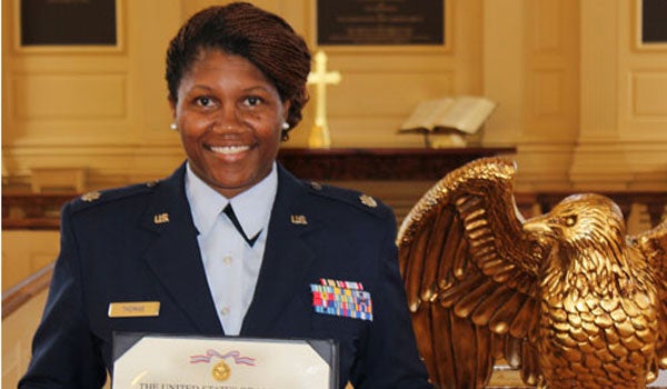 Lt. Col. Patricia Thomas honored at Veterans Shrine - Shelby County ...