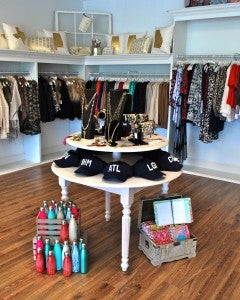 South Boutique carries a variety of local lines, including Avaiate hats and Kristalize jewelry. (Reporter Photo / Molly Davidson)