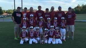 The Shelby County 6U All-Star baseball Wildcats won the Shelby County Invitational earlier this summer and fared well at the 6U state tournament. (Contributed)