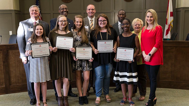 TMS majorettes earn School Board praise - Shelby County Reporter ...