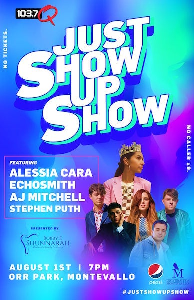 Just Show Up Show coming to Montevallo - Shelby County Reporter ...
