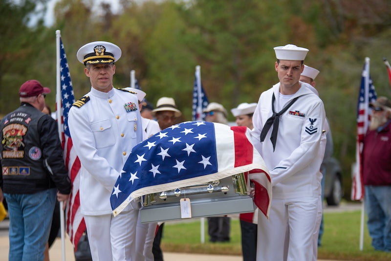 Burial service held for Alabama veteran identified from WWII - Shelby ...