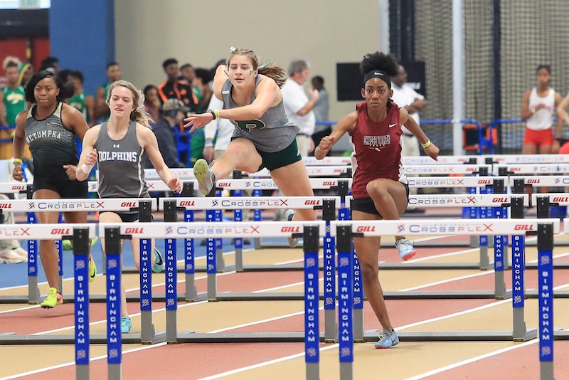 Girls track and field teams competed in Magic City Invitational