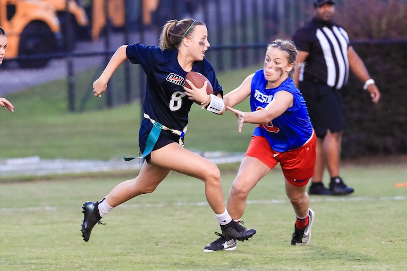 New girls flag football league hits South Jersey