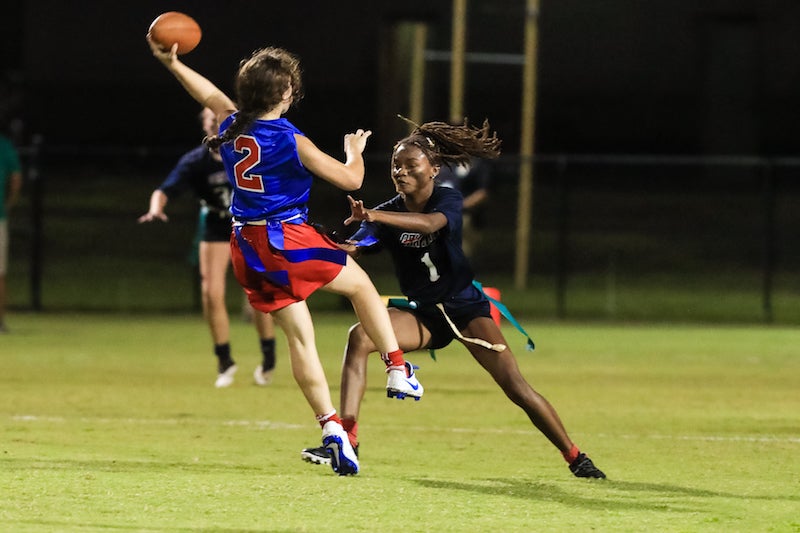 Oak Mountain, Spain Park kick off inaugural girls flag football - Shelby  County Reporter