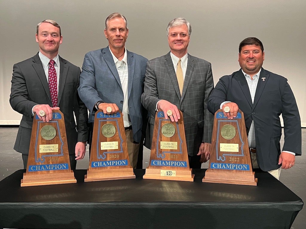 Thompson football receives championship rings celebrating fourth straight  title - Shelby County Reporter