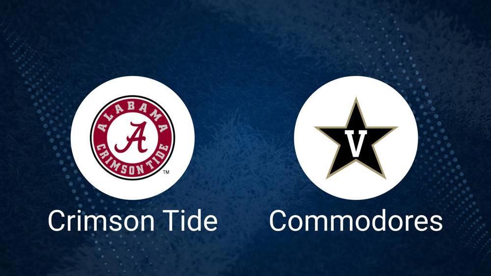 Alabama vs. Vanderbilt Oct. 5 Tickets & Start Time Shelby County Reporter