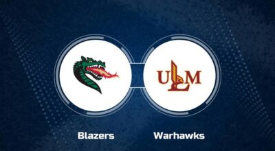 Where to Watch UAB vs. Louisiana-Monroe on TV or Streaming Live - Sept. 7