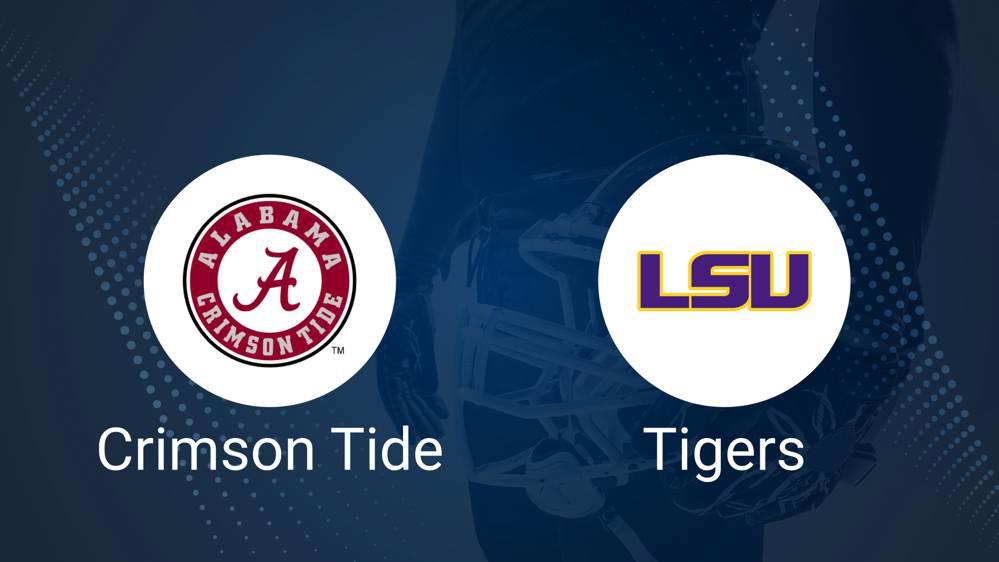 Alabama vs. LSU Nov. 9 Tickets & Start Time