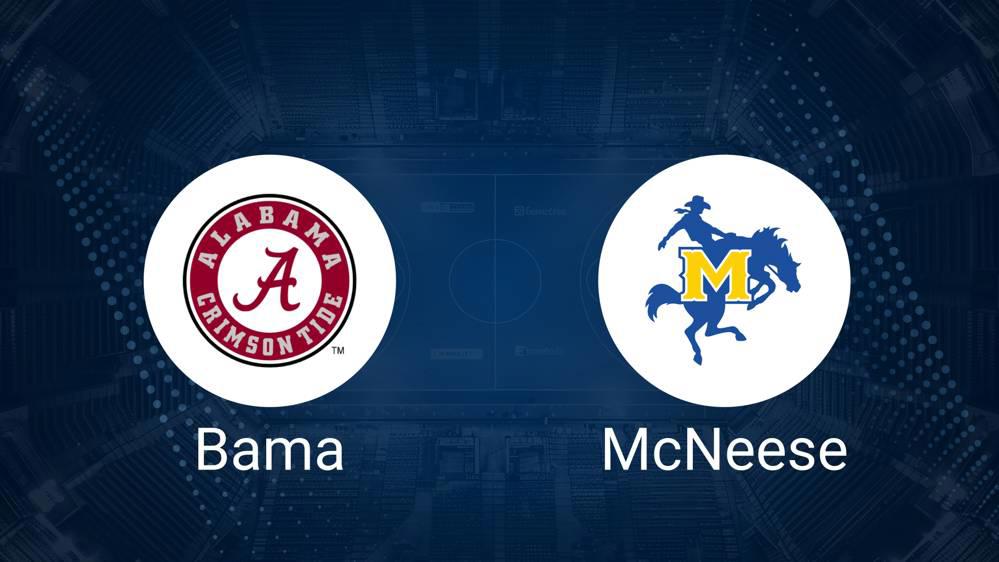 Alabama vs. McNeese Basketball Tickets - Monday, November 11