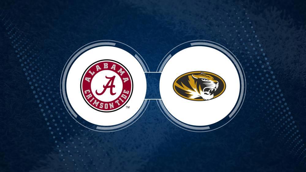 Alabama vs. Missouri: Odds, spread, and over/under - Oct. 26