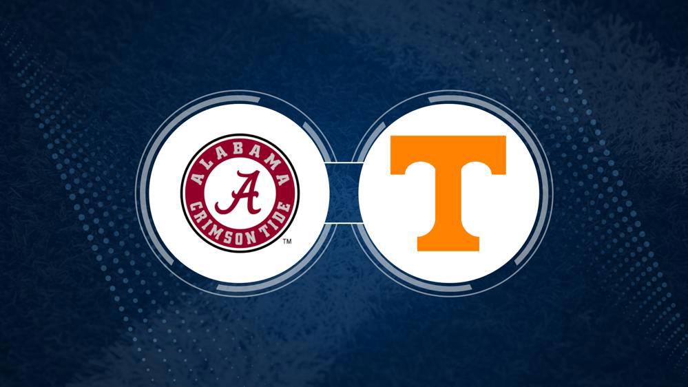 Alabama vs. Tennessee: Odds, spread, and over/under - Oct. 19