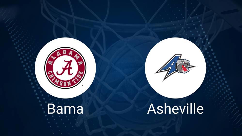 Alabama vs. UNC Asheville Basketball Tickets - Monday, November 4