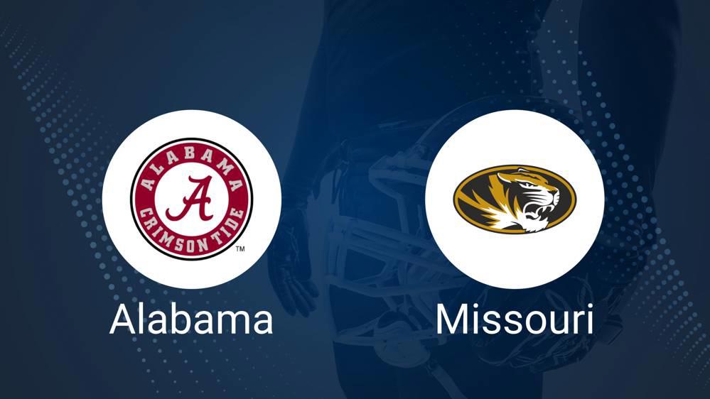 Best Bets, Predictions & Odds for the Alabama vs. Missouri Game – Saturday, Oct. 26