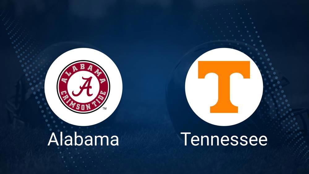 Best Bets, Predictions & Odds for the Alabama vs. Tennessee Game – Saturday, Oct. 19