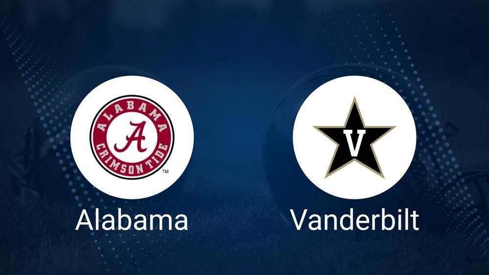 Best Bets, Predictions & Odds for the Alabama vs. Vanderbilt Game – Saturday, Oct. 5