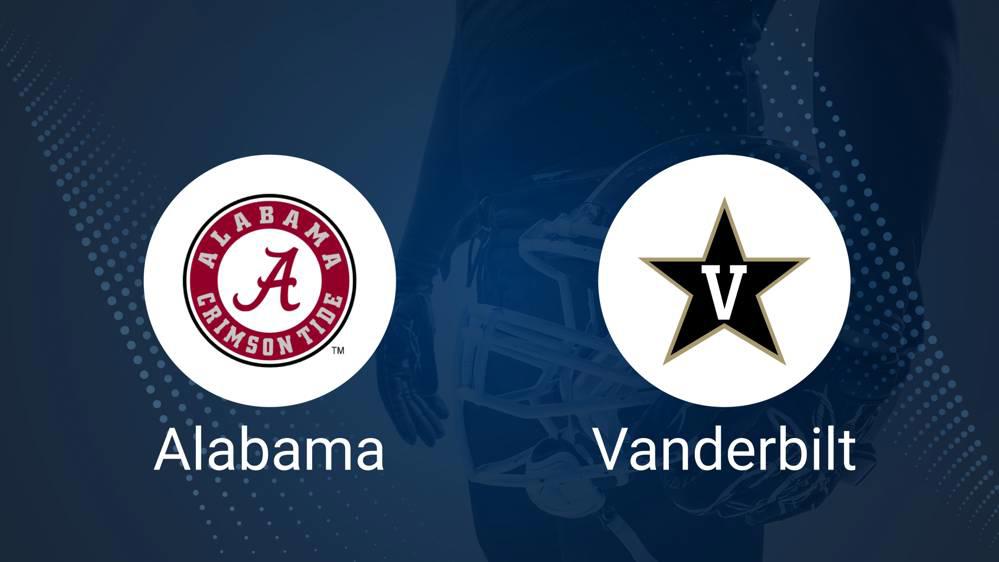 Best Bets, Predictions & Odds for the Vanderbilt vs. Alabama Game