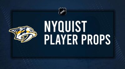 Gustav Nyquist Player Prop Bets for the Predators vs. Red Wings Game - October 12