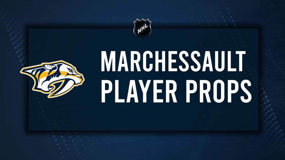 Jonathan Marchessault Player Prop Bets for the Predators vs. Red Wings Game - October 12