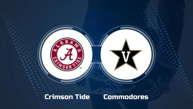 Where to Watch Alabama vs. Vanderbilt on TV or Streaming Live - Oct. 5