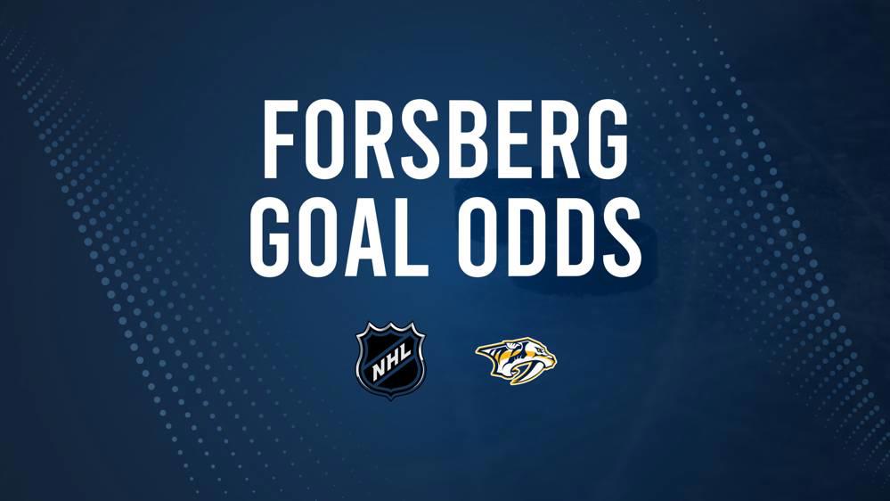 Will Filip Forsberg Score a Goal Against the Blue Jackets on October 26?