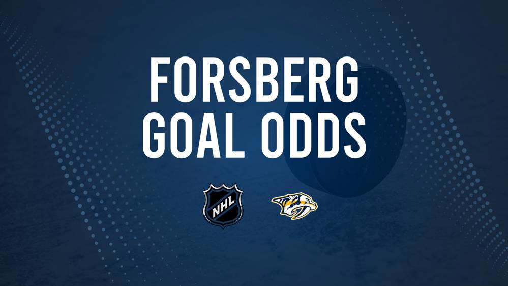 Will Filip Forsberg Score a Goal Against the Red Wings on October 12?