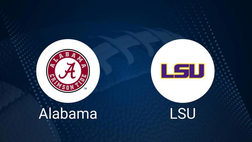 Best Bets, Predictions & Odds for the LSU vs. Alabama Game – Saturday, Nov. 9