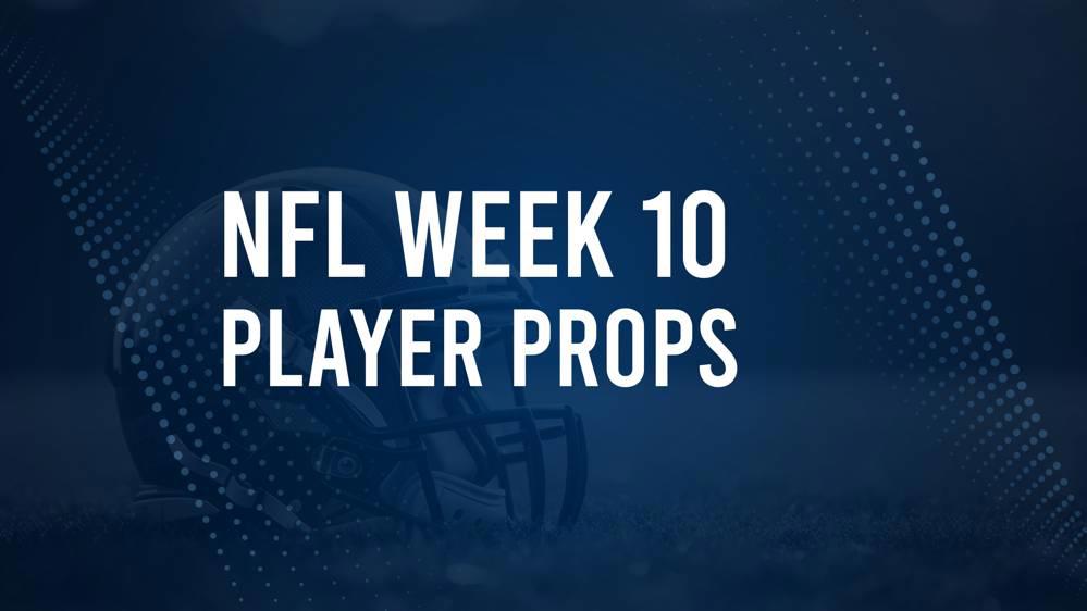 Check out the best Week 10 NFL player prop bets and odds