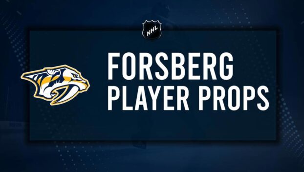 Filip Forsberg Player Prop Bets for the Predators vs. Avalanche Game - November 2