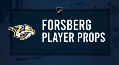 Filip Forsberg Player Prop Bets for the Predators vs. Capitals Game - November 6