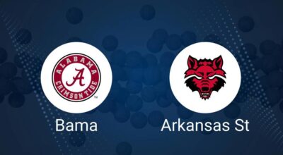 How to Watch Alabama vs. Arkansas State on TV or Live Stream - November 8