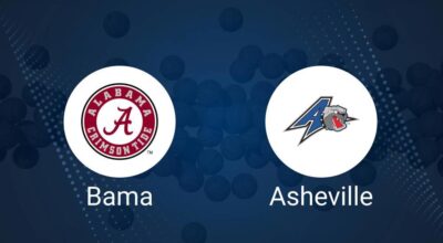 How to Watch Alabama vs. UNC Asheville on TV or Live Stream - November 4