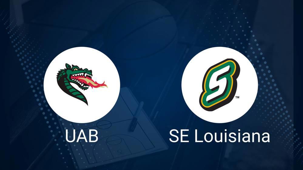 How to Watch UAB vs. SE Louisiana on TV or Live Stream - November 10