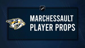 Jonathan Marchessault Player Prop Bets for the Predators vs. Kraken Game - November 20