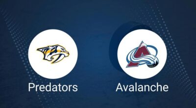 Predators vs. Avalanche Injury Report Today - November 2