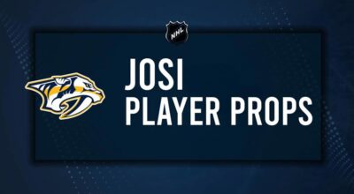 Roman Josi Player Prop Bets for the Predators vs. Devils Game - November 25