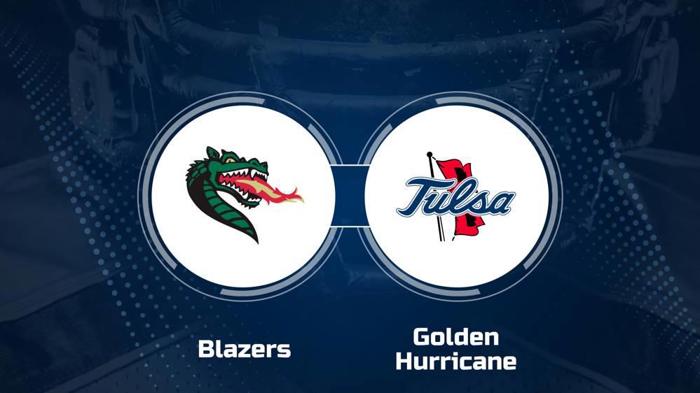 Where to Watch UAB vs. Tulsa on TV or Streaming Live - Nov. 2