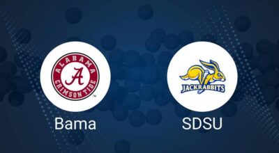 How to Watch Alabama vs. South Dakota State on TV or Live Stream - December 29