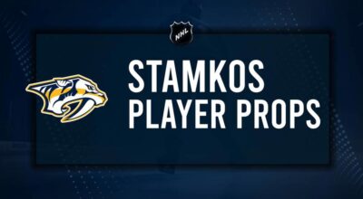 Steven Stamkos Player Prop Bets for the Predators vs. Jets Game - December 30