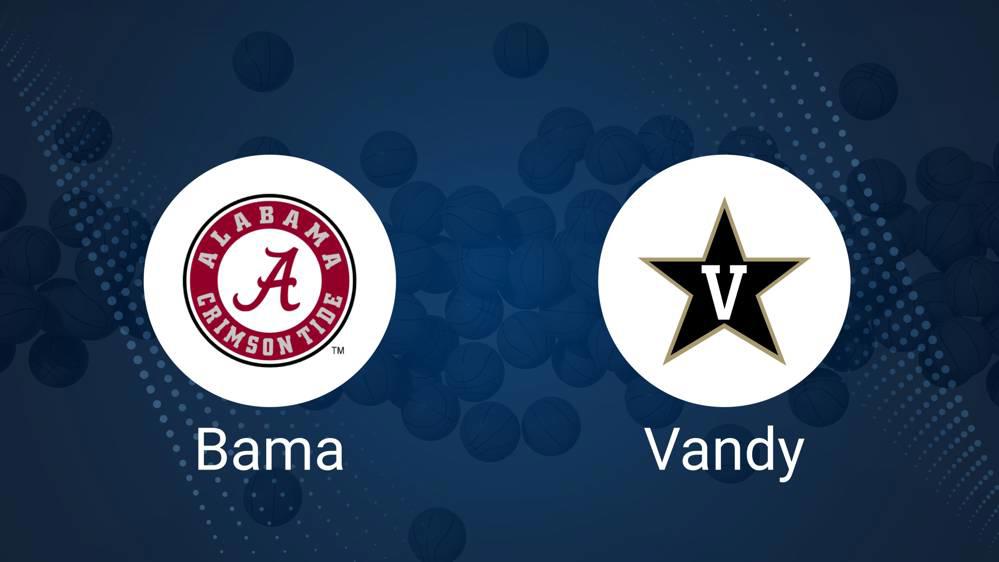 Alabama vs. Vanderbilt Basketball Tickets - Tuesday, January 21