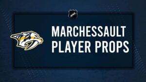 Jonathan Marchessault Player Prop Bets for the Predators vs. Sharks Game - January 21