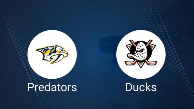 Where to Watch Nashville Predators vs. Anaheim Ducks on TV or Streaming Live - January 25