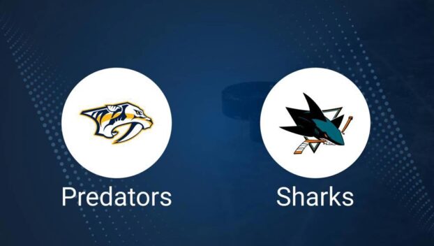 Where to Watch Nashville Predators vs. San Jose Sharks on TV or Streaming Live - January 23